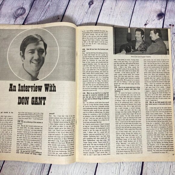 Vintage Country Song Round Up Magazine Sept. 1970 - Tom T. Hall Nat Stuckey - Picture 6 of 10